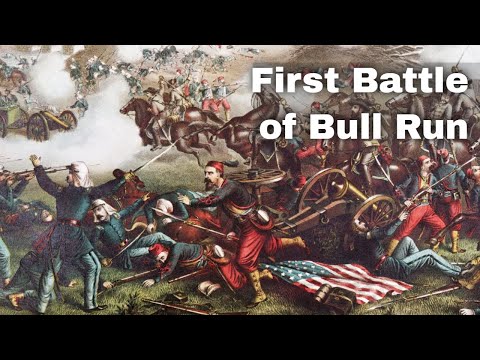 21st July 1861: First Battle of Bull Run, the first major battle of the American Civil War