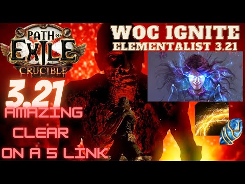 Poe 3.21 League Start Plans , Woc ignite Elementalist Build Path of Exile Crucible League Starter
