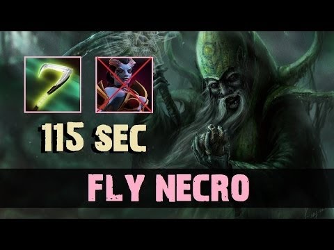 OG Fly Necrophos focuses only poor QOP - Gameplay Dota 2