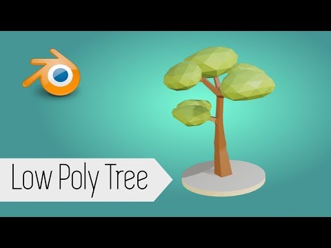 How to create a Low Poly Tree in Blender 2.8