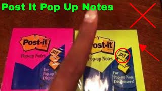 ✅  How To Use Post It Pop Up Notes Review