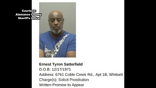 VIDEO: Mugshots of those charged in NC prostitution bust, deputies say