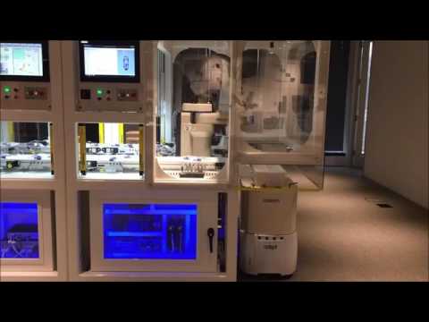Omron Hornet Parallel Robot with Cobra Robot and LD Mobile Robot