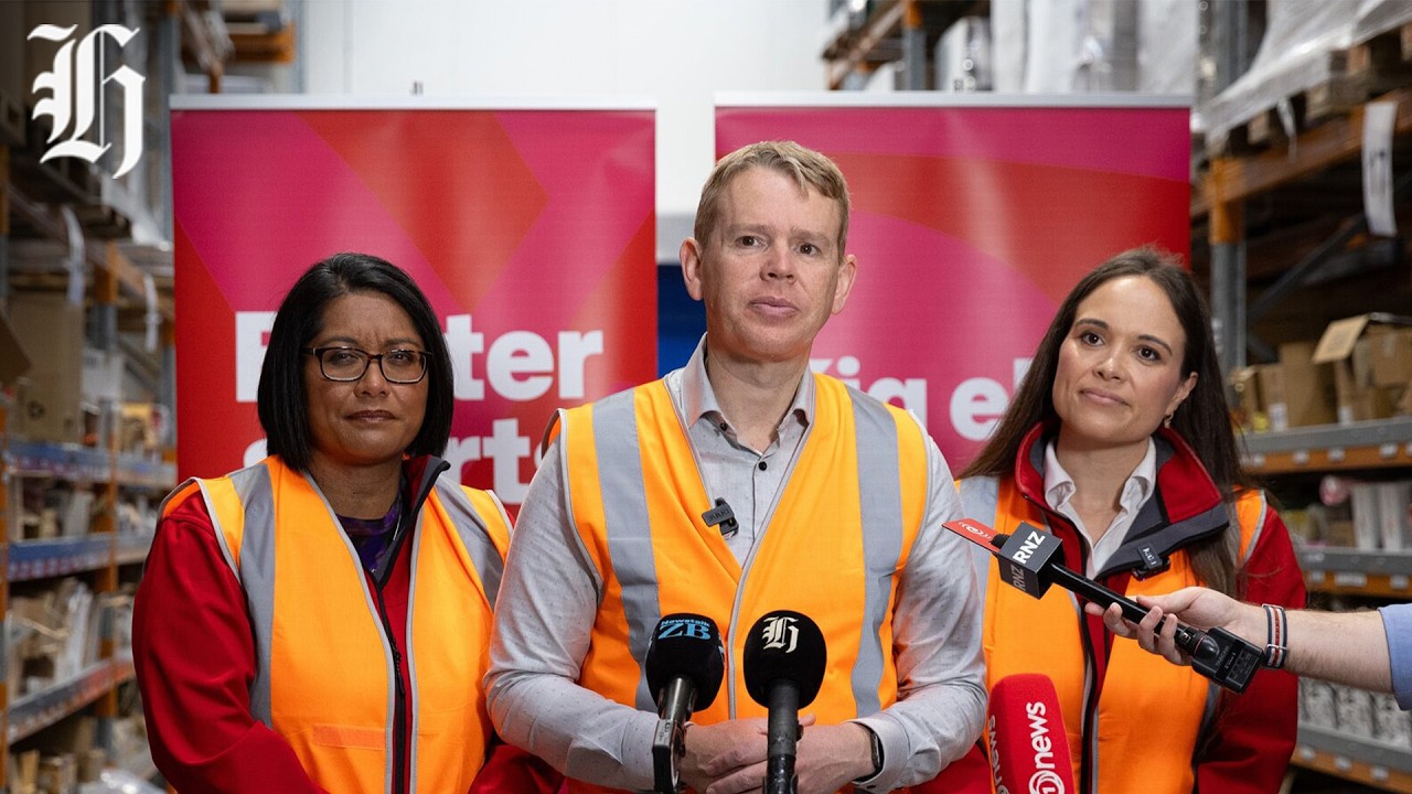 NZ Herald Live: Chris Hipkins speaks to media