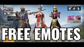 how to get free emotes in pubg mobile season 13 ,2021