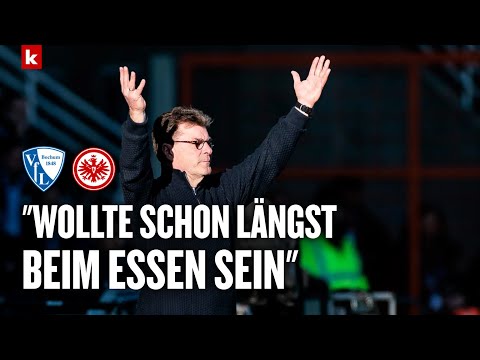 Video Thumbnail: Fans halten Hecking vom Essen ab: "Das haben sie mir versaut " | VfL Bochum - Frankfurt 1:3