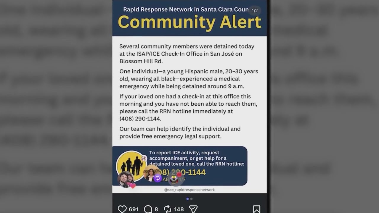 Multiple ICE arrests reported Tuesday in San Jose