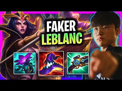 FAKER IS SO CLEAN WITH LEBLANC! | T1 Faker Plays Leblanc Mid vs Zeri!  Season 2024