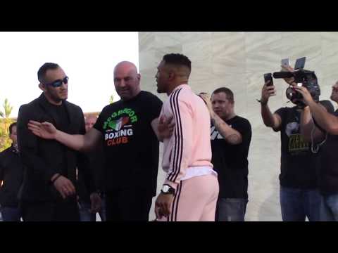 Kevin Lee and Tony Ferguson Have An Explosive Faceoff For UFC 216