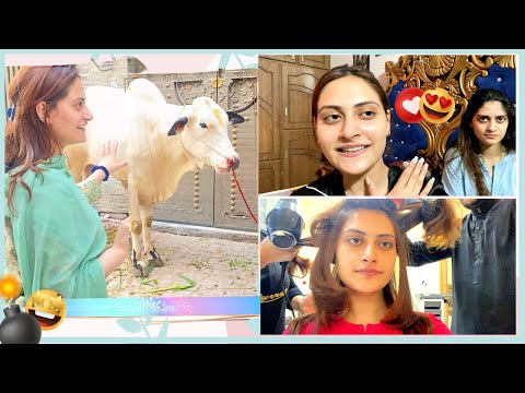 Pindi ki galliyoun sey ice cream khai 🍭😂 | New hair cut 💇‍♀️