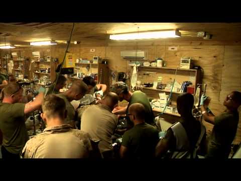 Navy Hospital Corpsmen Help Care for Marines in Afghanistan