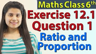 Q 1 - Ex 12.1 - Ratio and Proportion  - Chapter 12 - NCERT Maths Class 6th