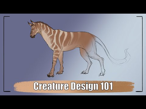 Creature Design Tips ⭐ Demo in Procreate
