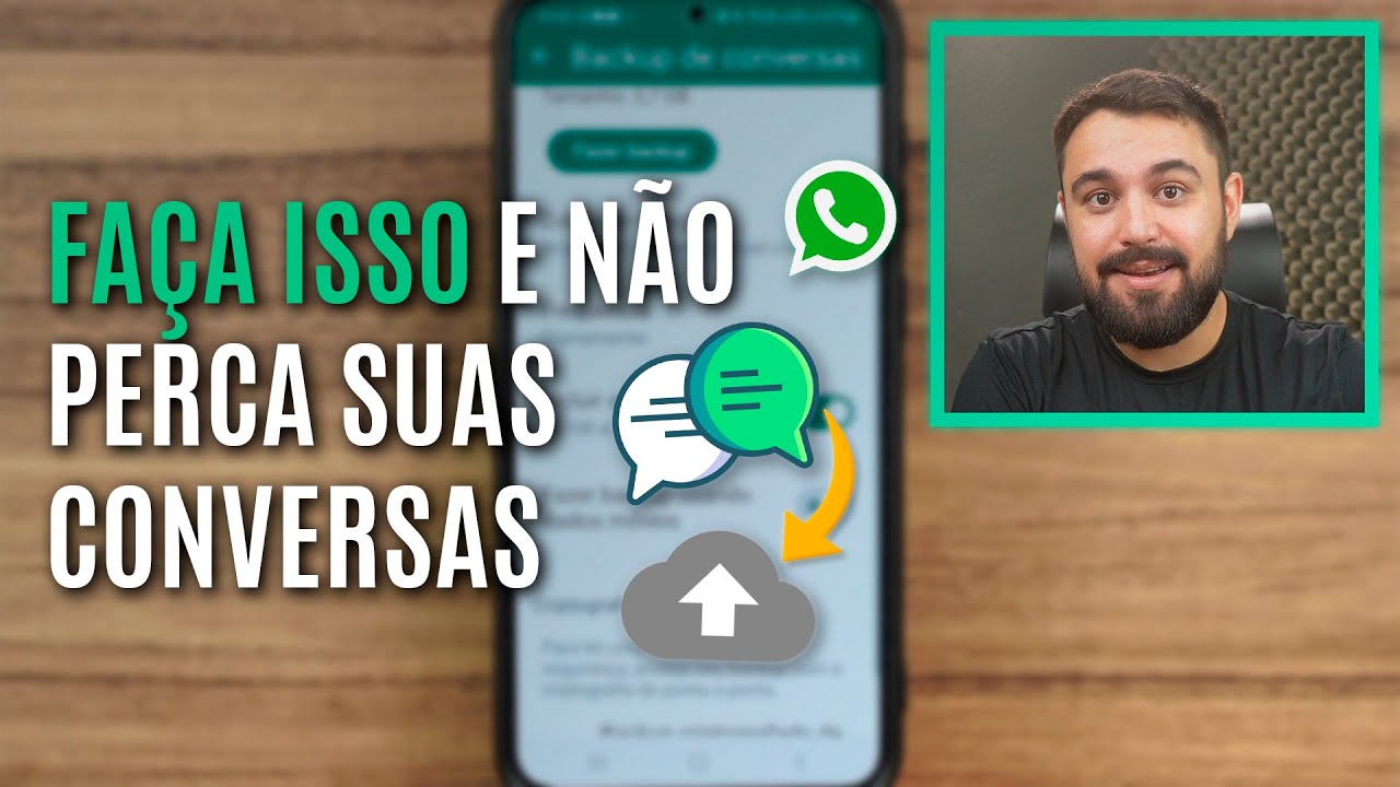 O JEITO CERTO DE CONFIGURAR O BACKUP NO WHATSAPP