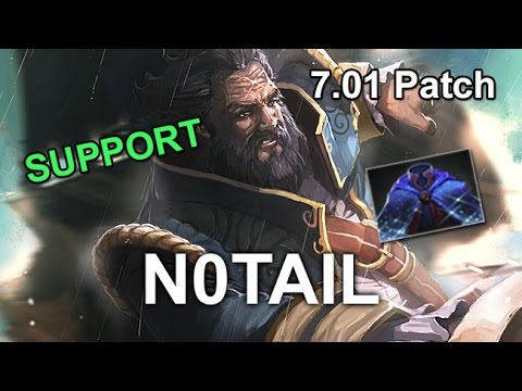 Notail Kunkka Support | Glimmer is all I need | 7.01 Full Game