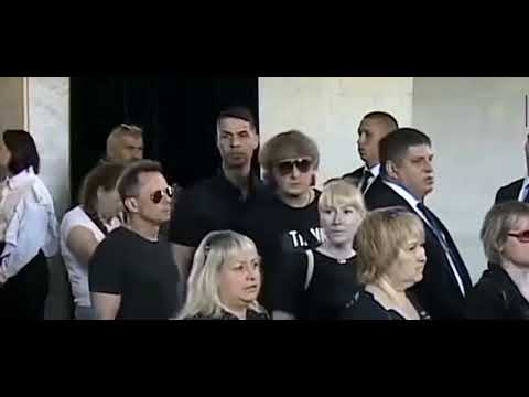 Сергей Серков и Андрей Шишкин на церемонии прощания с другом Юрой Шатуновым ❤️????