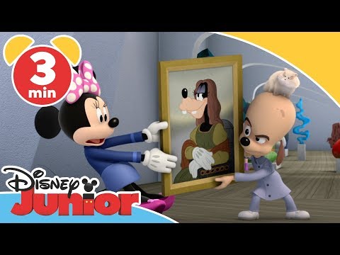 Musse och Racergänget | Vaktar Långbens viktiga tavla - Disney Junior Sverige