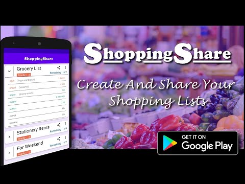 Grocery Shopping List - Shoppi Video