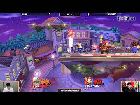 WBB #100  Deployment (Ryu, Diddy) vs Yuume (Sheik)   Winners Round 2   Smash 4 Singles