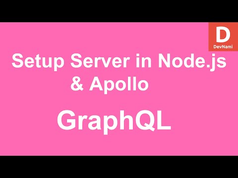 GraphQL How To Set Up GraphQL Server in Node js with Apollo