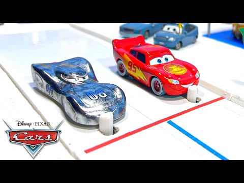 Lightning McQueen Challenges Racers at Salt Flats | Pixar Cars