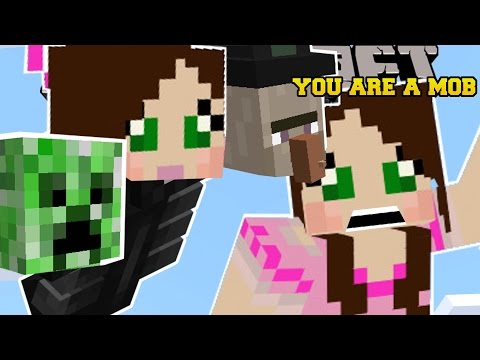 PopularMMOs - Minecraft: YOU ARE A MOB (MORPH INTO MOBS & GET ABILITIES!) Mod Showcase