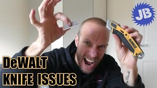 Blade release issues with the DeWalt retractable knife