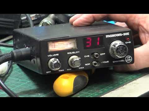 Maxcom 20E CB27/81 CB radio (mobile) - On The Air test (customer repair)