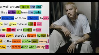Eminem - Bitch Please II Rhyme Scheme