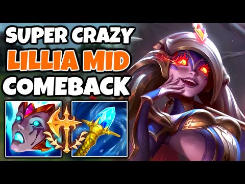 The CRAZIEST LILLIA MID COMEBACK you will EVER SEE | Off-Meta Climb | 13.15 - League of Legends
