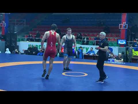 Финал 3-5 125 кг Курбанов Абдулла (Россия) - Хроменков Денис (Беларусь)