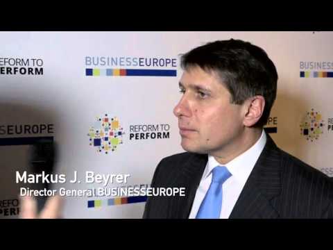BusinessEurope Day 2016 - Reform to perform - Interview of Mr Beyrer, BusinessEurope