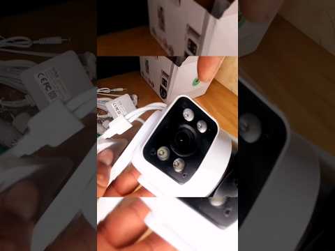 Camara  de seguridad wifi inalambrico con doble lente  (nuevo video)  #camara #viralvideo #yotube