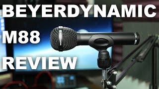 Video thumbnail for Beyerdynamic M88 TG Dynamic Mic Review / Test by Podcastage
