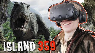 DINOSAUR SHOOTER GAME IN VIRTUAL REALITY! | Island 359 VR (HTC Vive Gameplay)