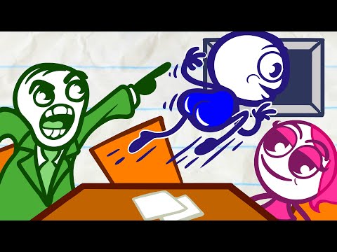 Pencilmate Tries to ESCAPE a Boring Office MEETING! 🏢 - Pencilmation India