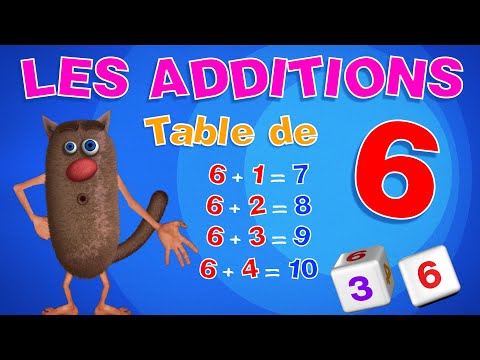 Foufou - La Table d'Addition de 6 pour les enfants (Learn Addition Tables for Kids) 4k