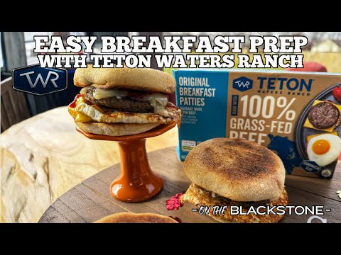 Keto Breakfast Meal Prep Sandwiches on the Blackstone — Teton Sausage Patties TOO Good To Be Keto!