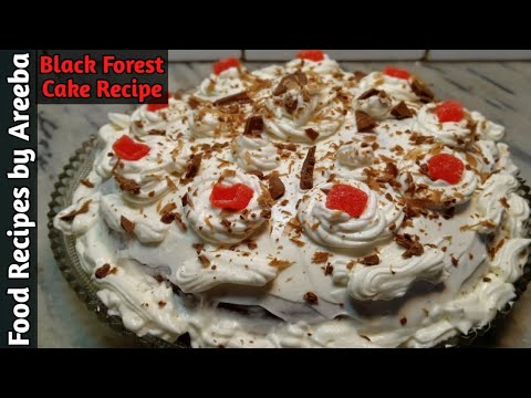 Black Forest Cake Recipe | Birthday cake recipe | Black forest pasteries recipe