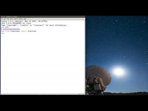 Python für Anfänger, Folge 34: fractions