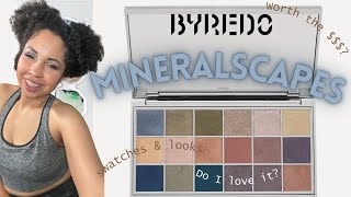 New Byredo Mineralscapes Eyeshadow Palette! Swatches and 3 Looks!