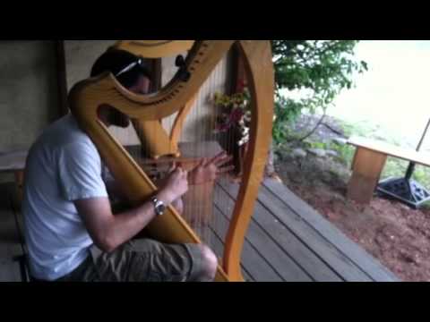 Renaissance Faire harp by Soulstrings Harpestry