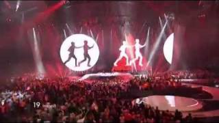 Jedward perform Lipstick in Eurovision song contest 2011