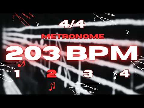203 BPM - 4/4 Metronome