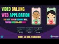 Make Video Calls With Reactjs And Zegocloud React Js Project Video Calling Project