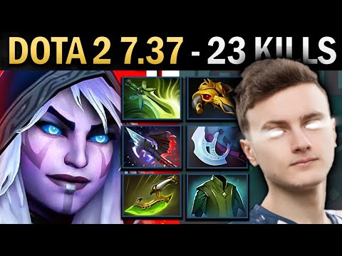 Drow Ranger Gameplay Miracle with 23 Kills and Butterfly - TI14
