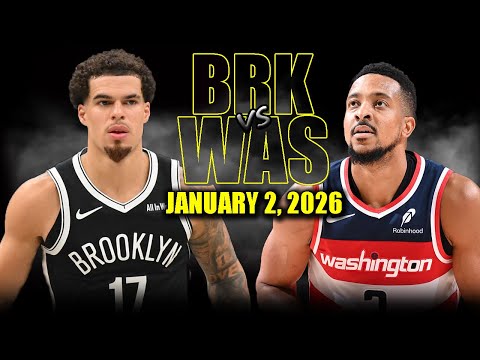 Brooklyn Nets vs Washington Wizards Full Game Highlights – January 2, 2026 | NBA Season