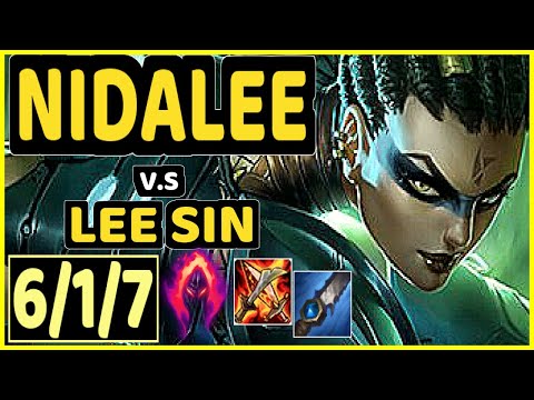 FREIRE (NIDALEE) vs LEE SIN - 6/1/7 KDA JUNGLE GAMEPLAY - BR Ranked GRANDMASTER