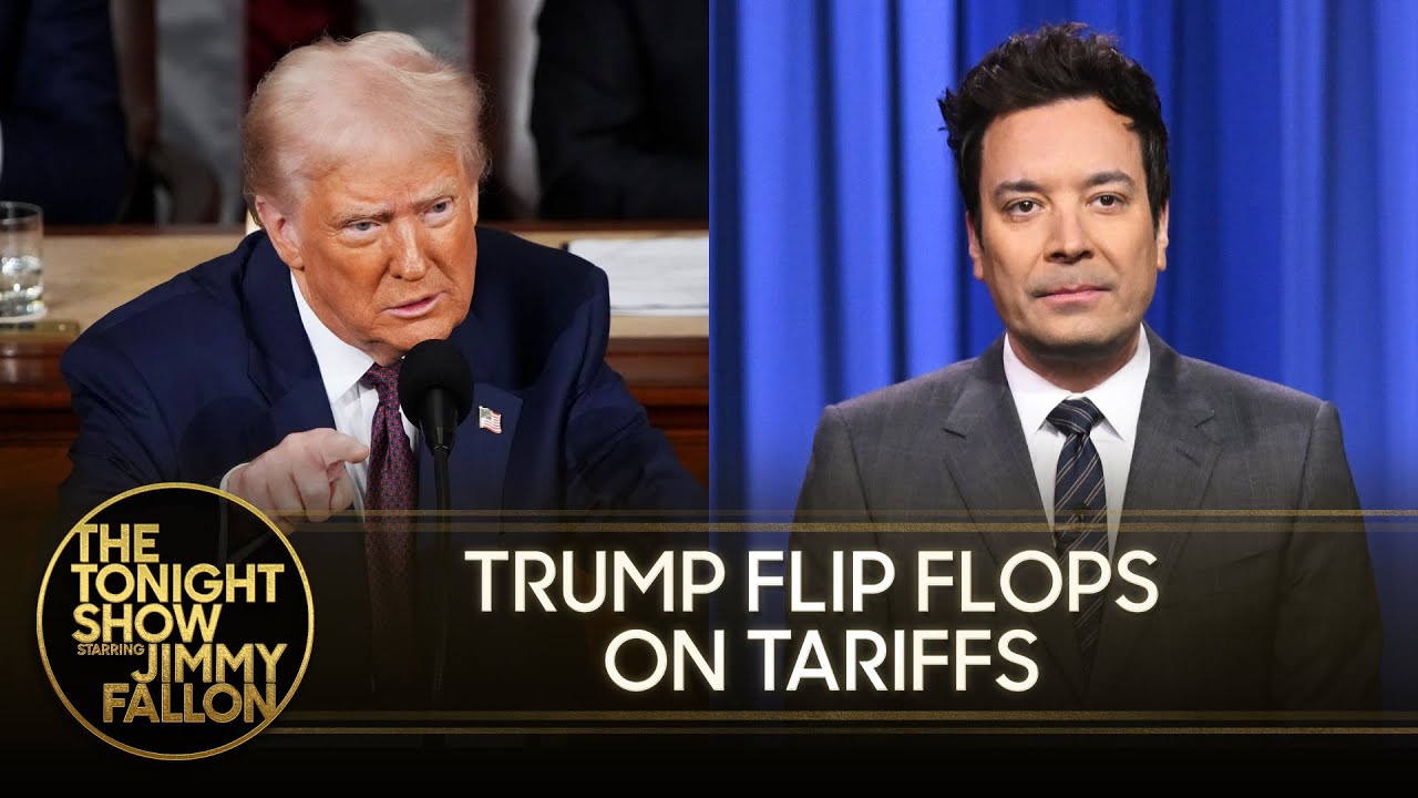 Trump Causes Tariff Whiplash by Pausing Tariffs for Mexico and Canada | The Tonight Show