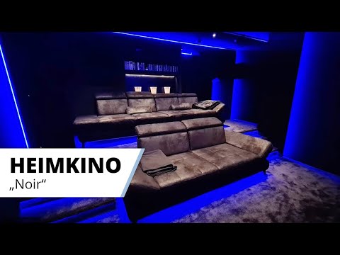 Home cinema "Noir" - Finest technology with a real cinema ambience at home